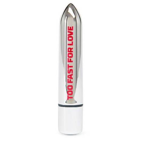 Wibrator szminka srebrny Motley Crue - Too Fast For Love 10 Function Bullet Vibrator Silver